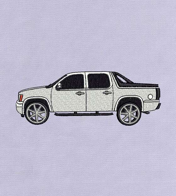 Astoundingly Beautiful SUV Car Embroidery Design