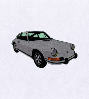 Elegant Porsche Car Embroidery Design
