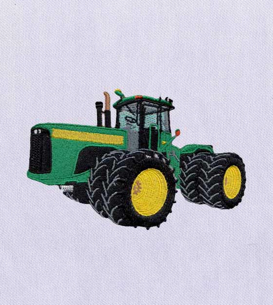 Entrancing Industrial Tractor Embroidery Design