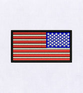 Star Studded USA Flag Embroidery Design