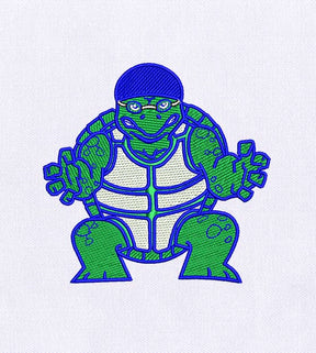 Spirited Turtle Machine Embroidery Design