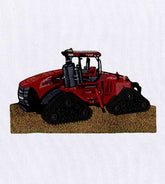 Alluring Agricultural Machine Embroidery Design