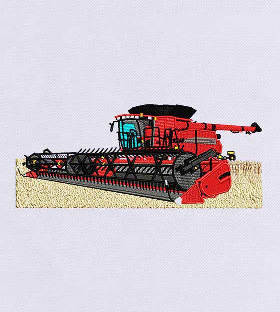 Gorgeous Roller Tractor Digital Embroidery Design