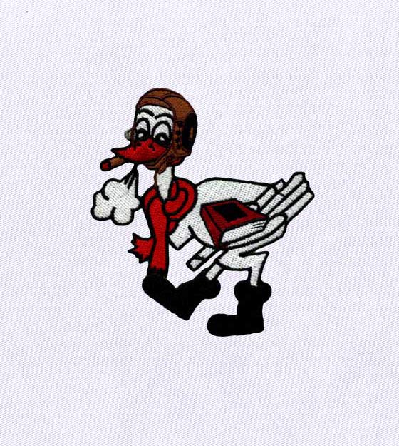 Tranquil Pilot Duck Embroidery Design