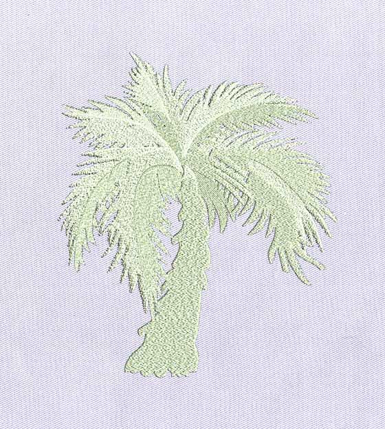Eerie Palm Tree Embroidery Design