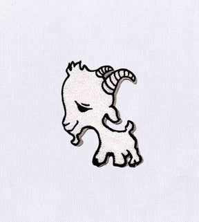 Naughty Miniature Goat Embroidery Design