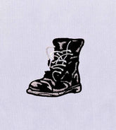 Memorable Leather Boot Embroidery Design