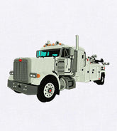 Dominant Heavy Truck Embroidery Design