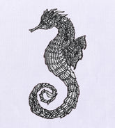 Effervescent Seahorse Embroidery Design