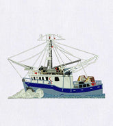 Breathtaking Luxury Ship Embroidery Design