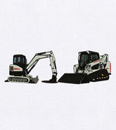 Empowering Loader & Excavator Embroidery Design