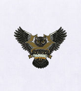Spellbinding Brown Owl Embroidery Design