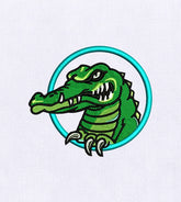 Enthralling Crocodile Machine Embroidery Design