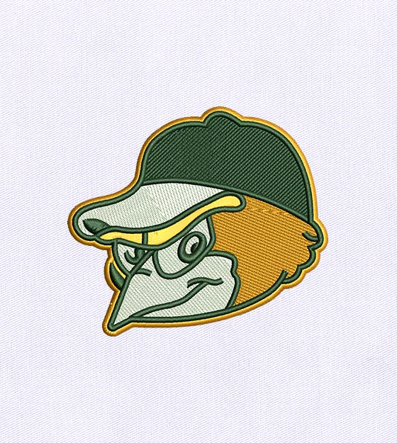 Casual and Quirky Bird Embroidery Design