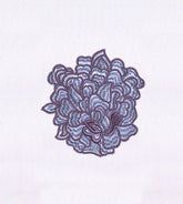 Elaborate Purple Flower Embroidery Design
