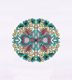 Exquisitely Elaborate Quilting Embroidery Design