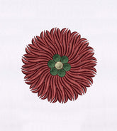 Beautifully Symmetrical Flower Embroidery Design