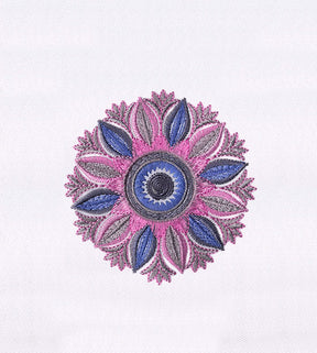 Finely Crafted Pastel Quilting Embroidery Design