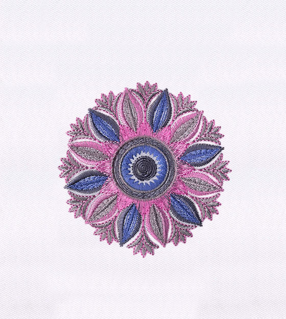 Finely Crafted Pastel Quilting Embroidery Design