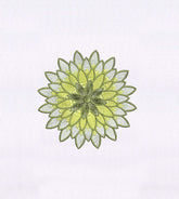 Gorgeous Yellow and White Flower Embroidery Design