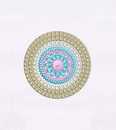 Exuberantly Detailed Quilting Embroidery Design