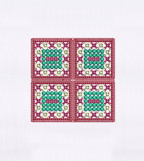 Niceties Filled Boxes Quilting Embroidery Design