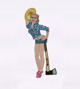 Fashion Forward Farm Girl Embroidery Design