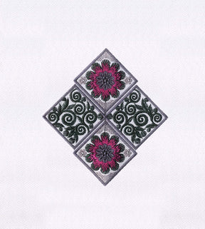 Detailed Boxes Quilting Embroidery Design