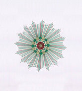 Delicate Lines and Flower Quilting Embroidery Design