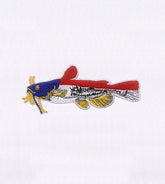 Beautiful Coy Fish Cap Embroidery Design