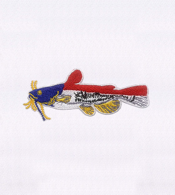 Beautiful Coy Fish Cap Embroidery Design