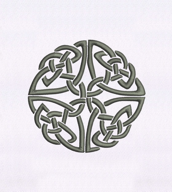 Intricately Conjoined Pattern Quilting Embroidery Design