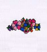 Colorful and Vibrant Flowers Embroidery Design