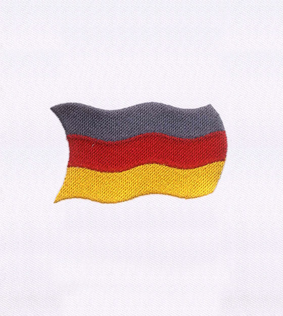 Flailing Germany Flag Cap Embroidery Design
