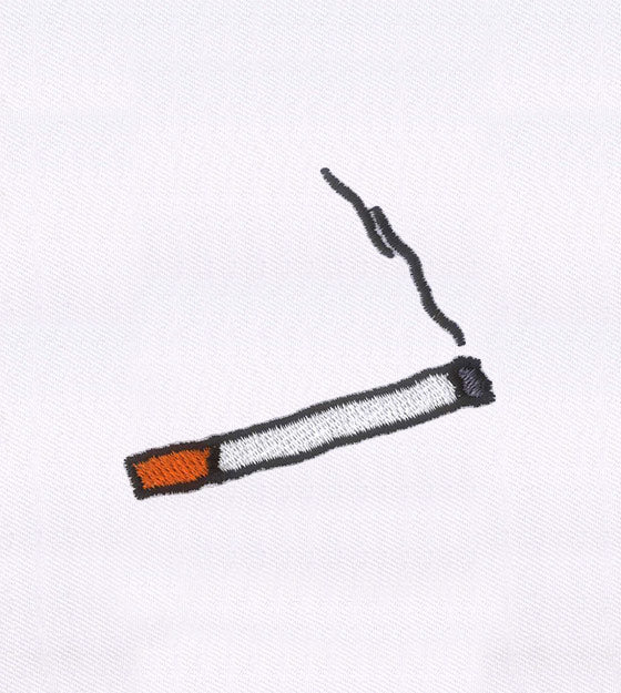 Subtly Ablaze Cigarette Cap Embroidery Design