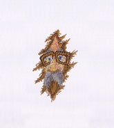 Exquisitely Detailed Old Man Cap Embroidery Design