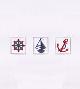 Marine Nautical Motifs Nursery Embroidery Design
