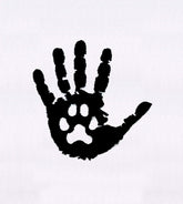 Animal Friendly Paw and Hand Embroidery Design