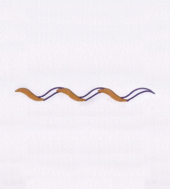 Artistic Wavy Border Embroidery Design