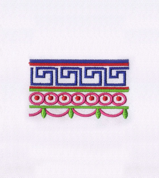 Exotic Geometric Border Quilting Embroidery Design