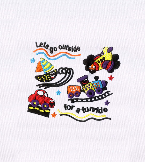 Vibrant and Fun Children Embroidery Design