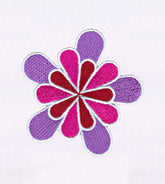 Purple and Maroon Flower Quilting Embroidery Design