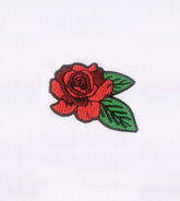 Precious Fancy Red Rose Embroidery Design