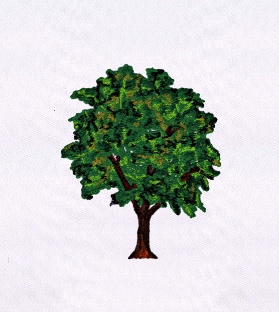 Beautifully Luscious Evergreen Tree Embroidery Design