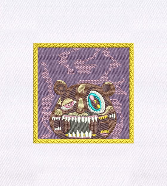 Twisted and Demented Teddy Bear Embroidery Design