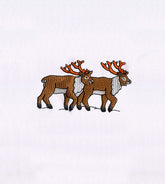 Reindeers Embroidery Design