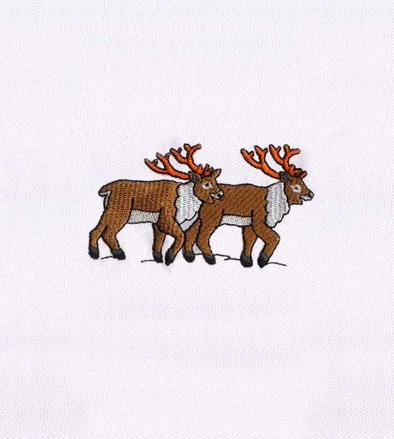Reindeers Embroidery Design