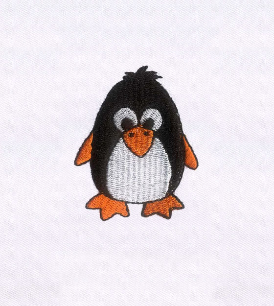 Cute and Cuddly Baby Penguin Embroidery Design
