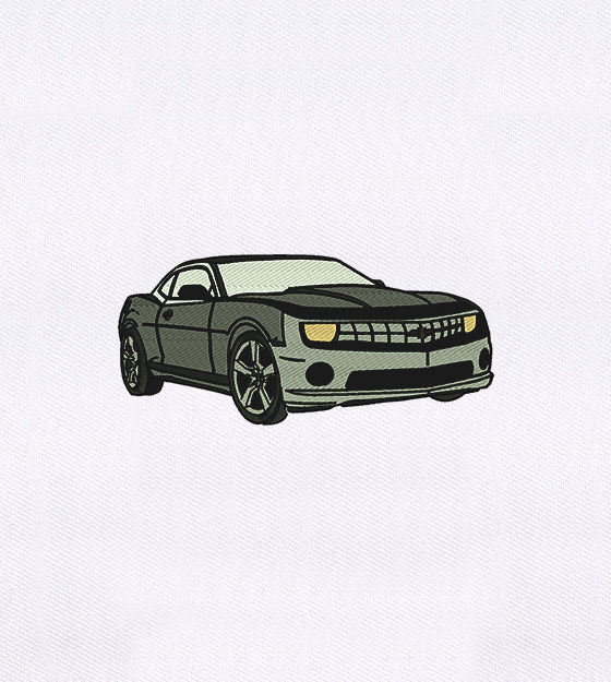 Luxurious and Elan Car Silhouette Embroidery Design