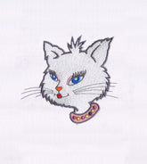 Beautiful Cat Head Embroidery Design